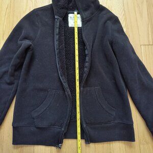 Old navy black zip up hoodie